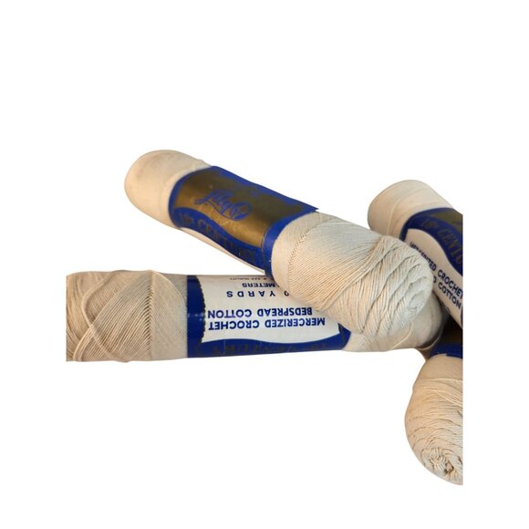 Lily 18th Century Mercerized Crochet Cotton ECRU 500 Yards 2-Pack USA Made - Picture 4 of 9